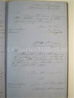 Lot 64 - COPY LOG BOOK OF H.M. PADDLE SHIP GORGON, CIRCA 1858