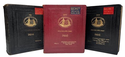 Lot 131 - THREE LLOYDS REGISTERS 1943-45
