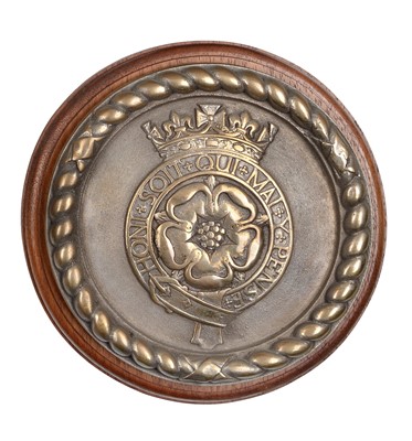 Lot 61 - A MODERN 7IN. TOMPION FOR H.M. BATTLESHIP 'DUKE OF YORK' [1940]