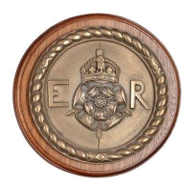 Lot 68 - A MODERN 6½IN. TOMPION FOR H.M. BATTLESHIP 'QUEEN ELIZABETH' [1919]