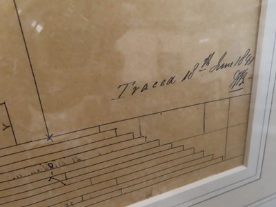 Lot 73 - ARCHITECTURAL DESIGN DRAWINGS FOR LONDON'S NELSON COLUMN, 1843