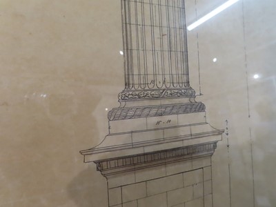 Lot 73 - ARCHITECTURAL DESIGN DRAWINGS FOR LONDON'S NELSON COLUMN, 1843