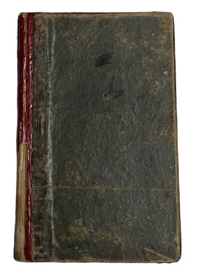 Lot 113 - A HANDWRITTEN NOTEBOOK BY DAVID SPARSHOTT, ROYAL NAVY, CIRCA 1798-1807