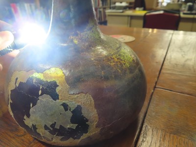 Lot 33 - A BOTTLE OF WINE FROM THE DUTCH EAST INDIAMAN 'VLIEGEND HERT', WRECKED IN THE SCHELDT ESTUARY, 1735