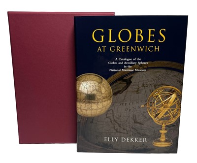 Lot 189 - 'GLOBES AT GREENWICH: A CATALOGUE OF THE GLOBES AND ARMILLARY SPHERES IN THE NATIONAL MARITIME MUSEUM'