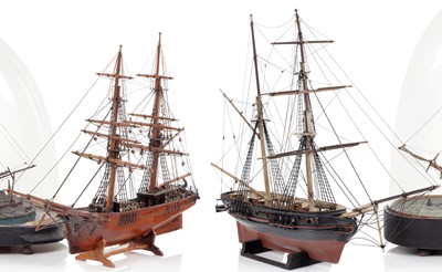 Lot 192 - A 19TH CENTURY SAILOR'S MODEL FOR MAN O'WAR, CIRCA 1850