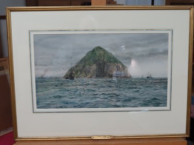 Lot 100 - WILLIAM LIONEL WYLLIE (BRITISH, 1851-1931) Ailsa Craig