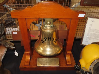 Lot 44 - A SHIP'S BELL FROM THE ORIENT LINE'S R.M.S. 'OPHIR', 1891