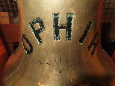 Lot 44 - A SHIP'S BELL FROM THE ORIENT LINE'S R.M.S. 'OPHIR', 1891