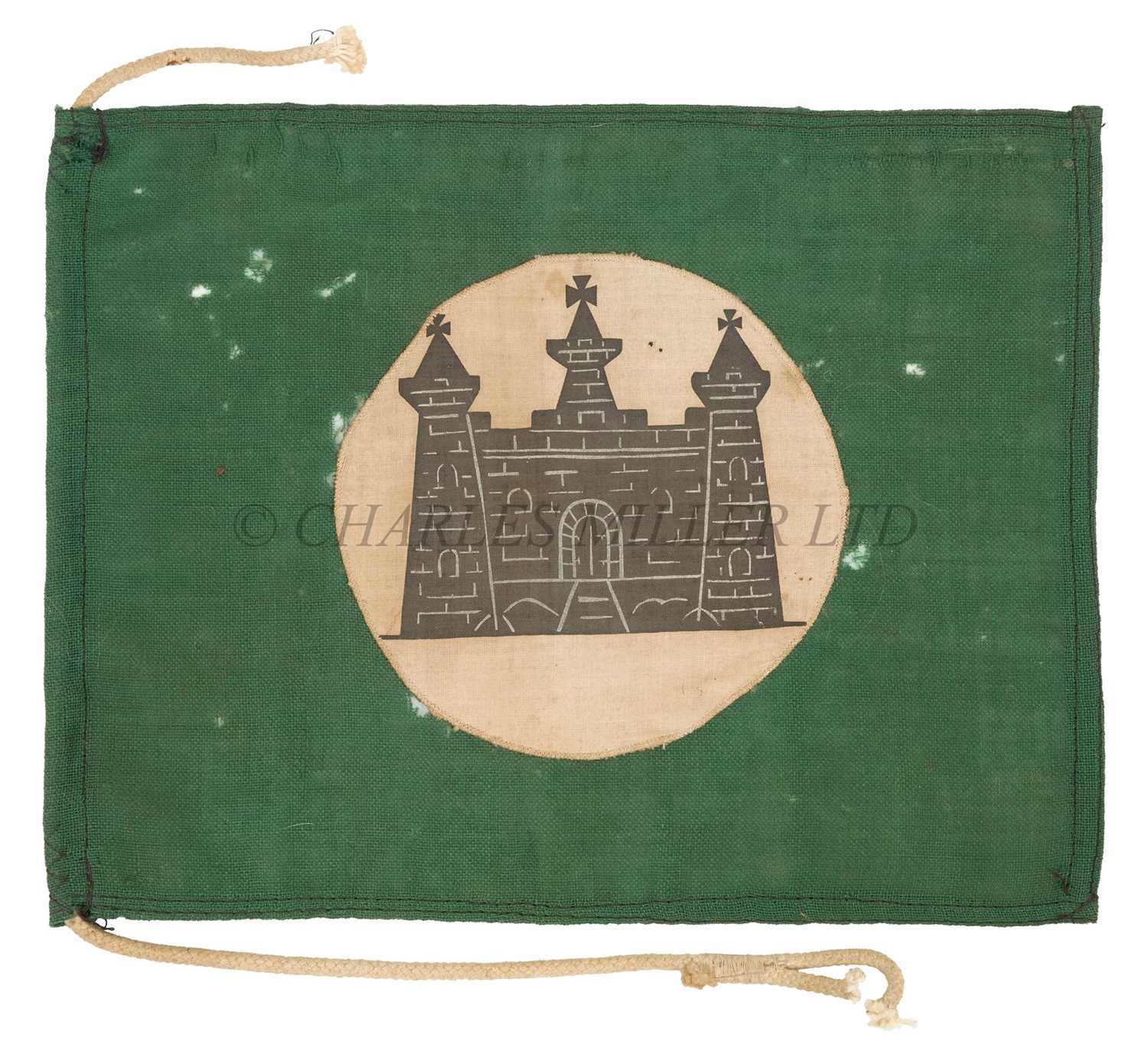 Lot 30 - A RARE BURGEE FROM THE DUKE OF EDINBURGH'S 'DRAGON'-CLASS YACHT 'BLUEBOTTLE', CIRCA 1947