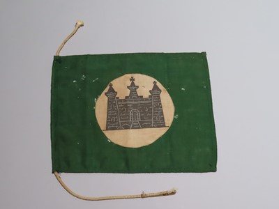 Lot 30 - A RARE BURGEE FROM THE DUKE OF EDINBURGH'S 'DRAGON'-CLASS YACHT 'BLUEBOTTLE', CIRCA 1947