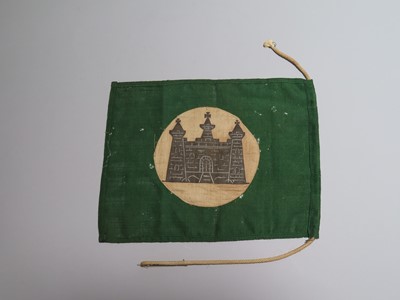 Lot 30 - A RARE BURGEE FROM THE DUKE OF EDINBURGH'S 'DRAGON'-CLASS YACHT 'BLUEBOTTLE', CIRCA 1947