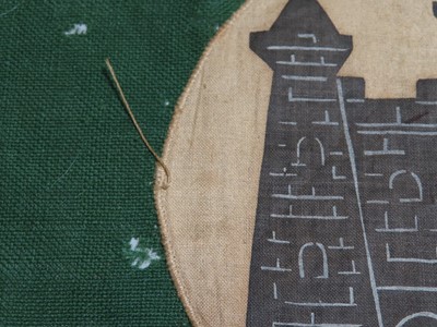 Lot 30 - A RARE BURGEE FROM THE DUKE OF EDINBURGH'S 'DRAGON'-CLASS YACHT 'BLUEBOTTLE', CIRCA 1947