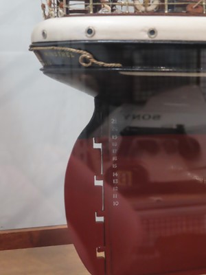 Lot 9 - A 1:60 SCALE BUILDER'S MODEL OF THE WOOL CLIPPER 'SCOTTISH MINSTREL', BUILT BY RICHARDSON, DUCK & CO. LTD, 1877