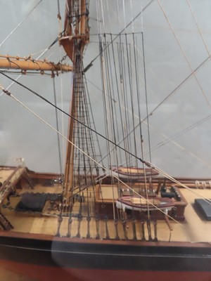 Lot 9 - A 1:60 SCALE BUILDER'S MODEL OF THE WOOL CLIPPER 'SCOTTISH MINSTREL', BUILT BY RICHARDSON, DUCK & CO. LTD, 1877