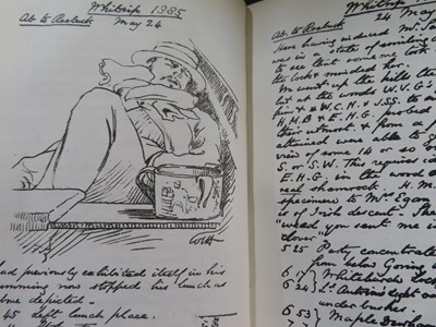 Lot 35 - AN ENTERTAINING JOURNAL FOR A TRIP UP THE THAMES BY HENRY MARC BRUNEL AND FRIENDS IN 1885