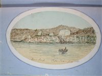 Lot 63 - A MIDSHIPMAN'S LOG OF H.M. SHIPS CUMBERLAND AND SIREN, CIRCA 1858-9
