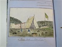 Lot 63 - A MIDSHIPMAN'S LOG OF H.M. SHIPS CUMBERLAND AND SIREN, CIRCA 1858-9