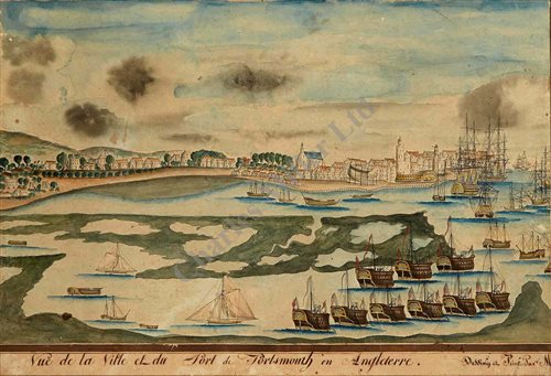 Lot 85 - FRENCH PRISONER-OF-WAR SCHOOL, CIRCA 1800<br/>Vue...