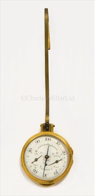 Lot 123 - A RARE 18TH-CENTURY WATCH-FORM PEDOMETER BY...