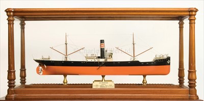 Lot 167 - A FINE BUILDER'S  MODEL OF THE CARGO SHIP...