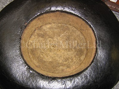 Lot 150 - A RARE 19TH-CENTURY SAILOR'S TARRED FELT...
