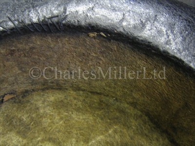 Lot 150 - A RARE 19TH-CENTURY SAILOR'S TARRED FELT...