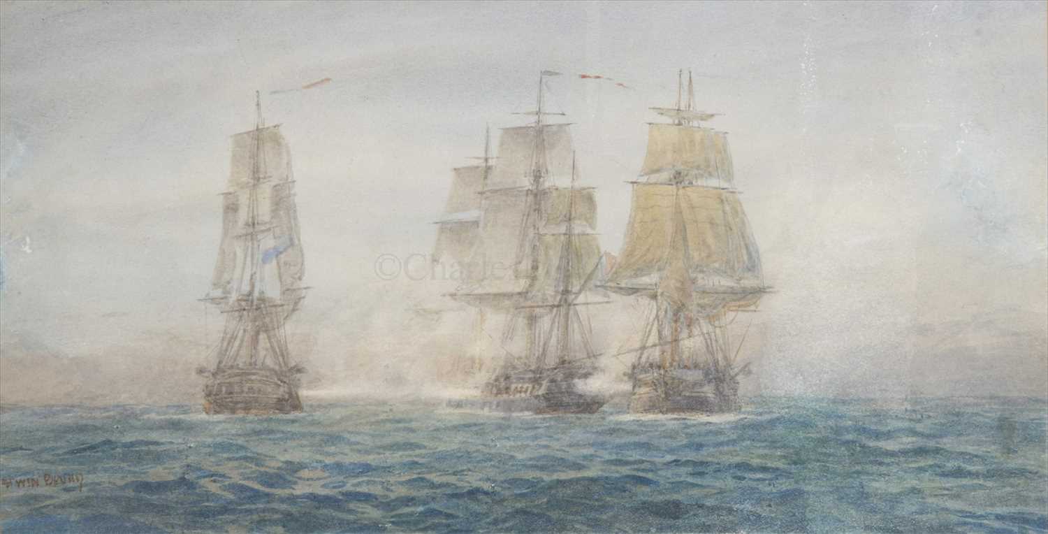Lot 33 - EDWIN BRUNT (19TH-CENTURY)<br/>Capture of the...