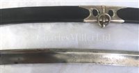 Lot 67 - Ø AN UNIDENTIFIED NAVAL SWORD, THE HILT POSSIBLY CAPTURED DURING THE WAR OF 1812