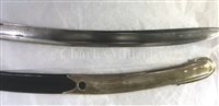 Lot 67 - Ø AN UNIDENTIFIED NAVAL SWORD, THE HILT POSSIBLY CAPTURED DURING THE WAR OF 1812