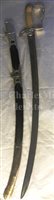 Lot 67 - Ø AN UNIDENTIFIED NAVAL SWORD, THE HILT POSSIBLY CAPTURED DURING THE WAR OF 1812